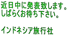 �ߓ����ɔ��\�v���܂��B ���΂炭���҂��������B  �C���h�l�V�A���s��